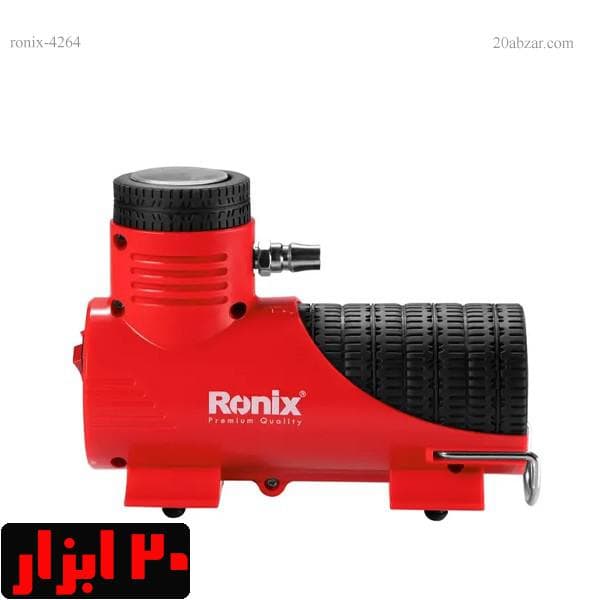 مینی کمپرسور آنالوگ فندکی رونیکس مدل RH-4264 با کیف برزنتی — تصویر ۲