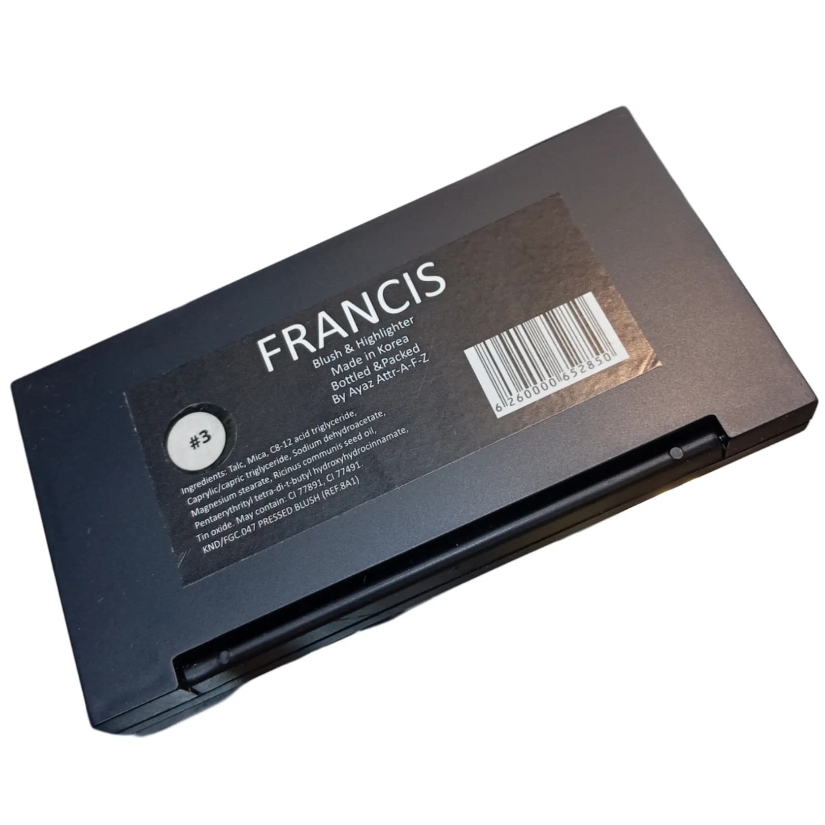 پالت رژگونه و هایلایتر فرانسیس کد 03 Francis — تصویر ۳