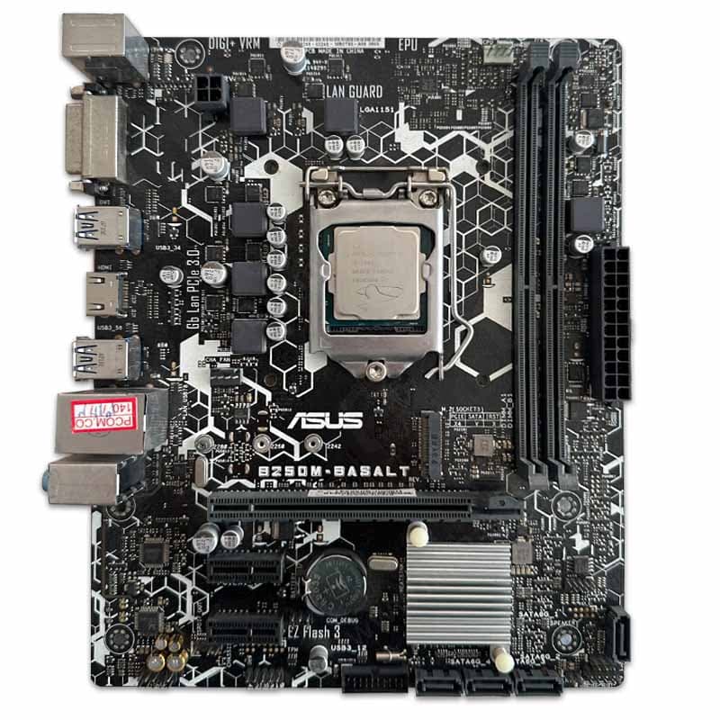 باندل مادربرد ASUS B250M Basalt + Intel Core i5 6400 استوک در حد نو