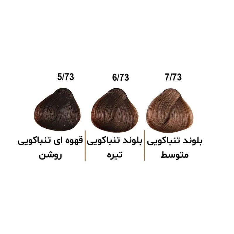 رنگ مو الوکسین Eloxin – سری تنباکویی حجم ۱۲۰ میل — تصویر ۳