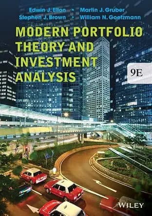 و دانلود نسخه کامل کتاب زبان اصلی Modern Portfolio Theory and Investment Analysis | دانلود کتاب خارجی