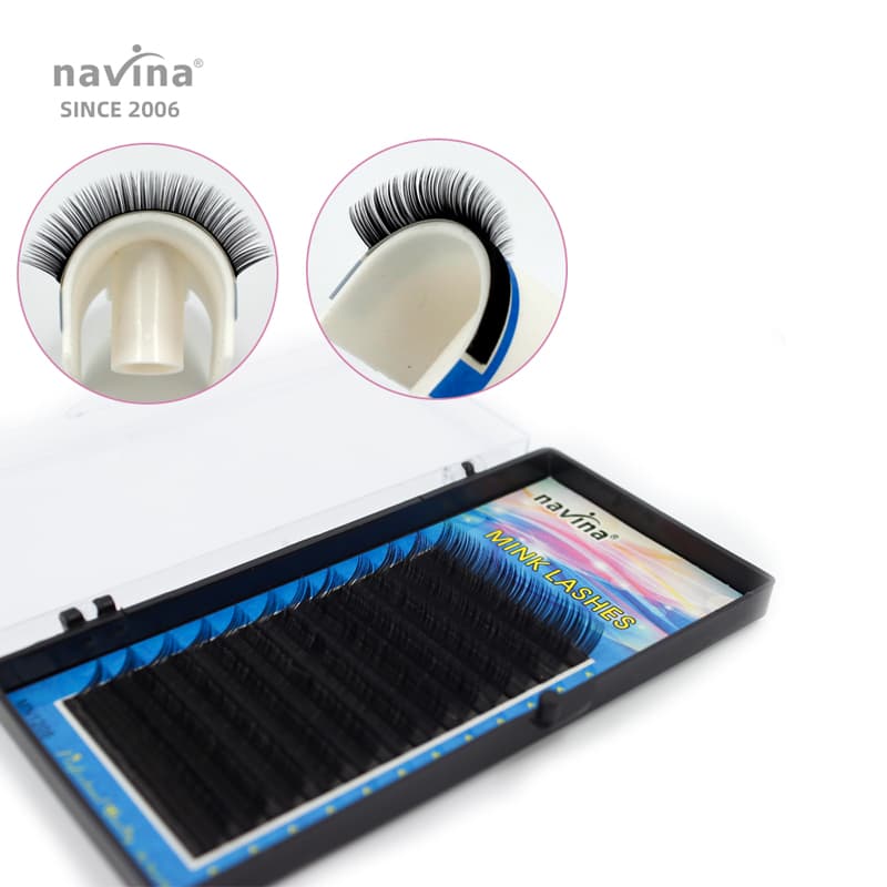 مژه والیوم ناوینا استایل CC-mix ضخامت0.07 — تصویر ۲