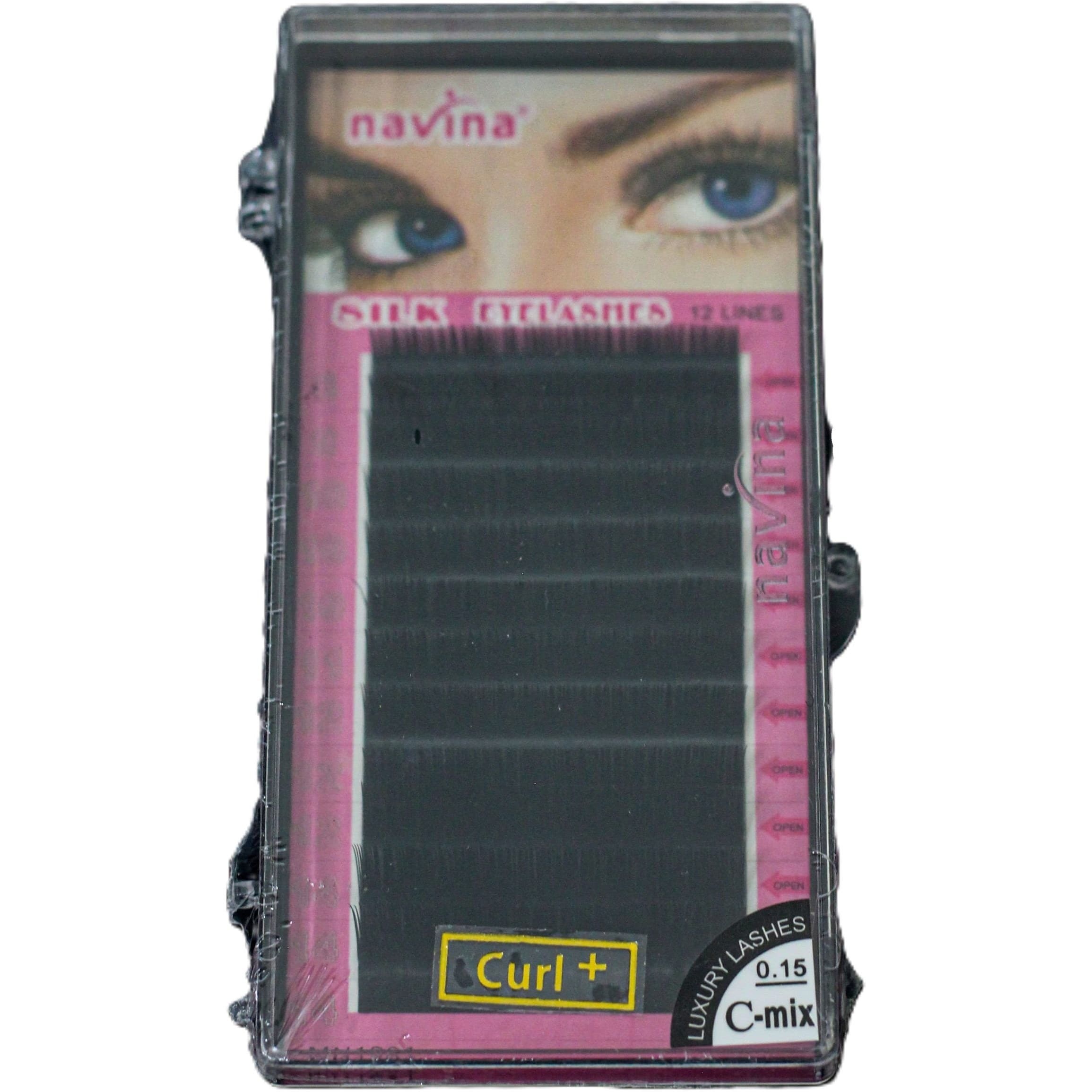 مژه والیوم ناوینا استایل C-mix ضخامت 0.15