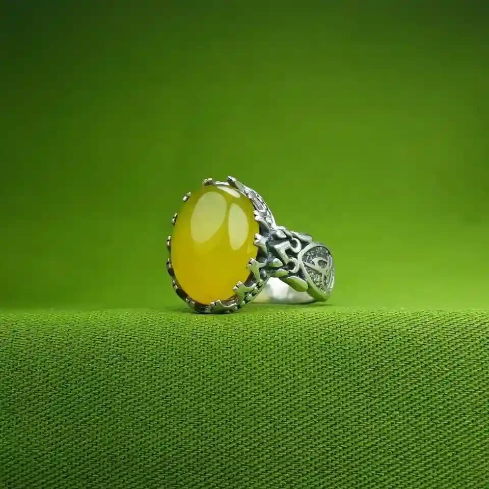 انگشتر شرف الشمس مردانه 02 کد 75