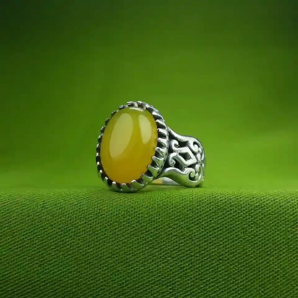 انگشتر شرف الشمس مردانه 02 کد 73