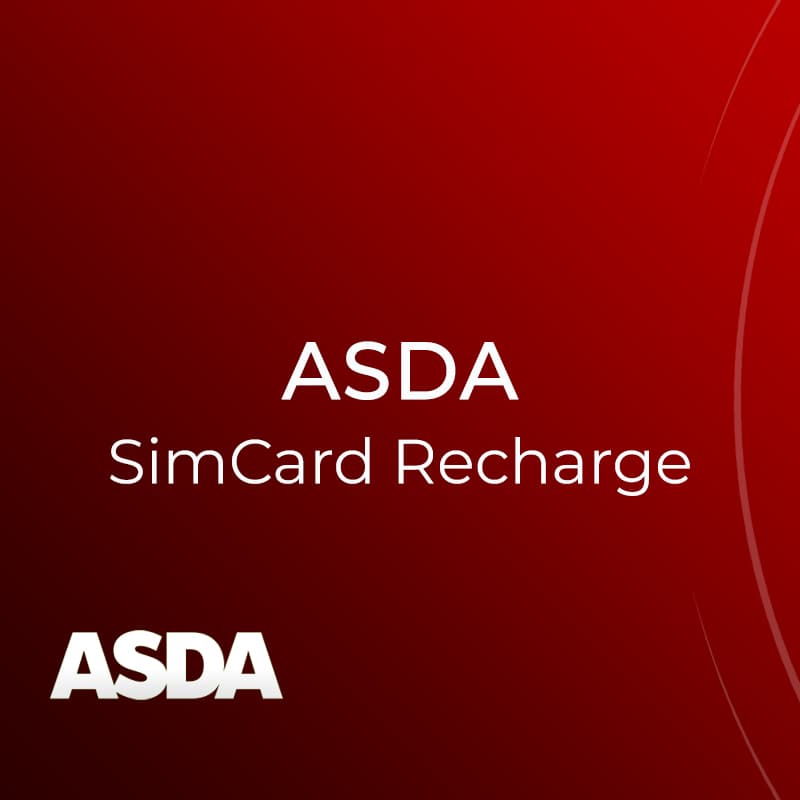 شارژ سیم کارت ASDA انگلیس