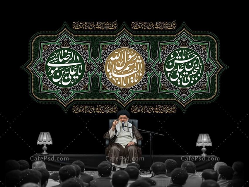 بنر رحلت پیامبر شهادت امام حسن و شهادت امام رضا