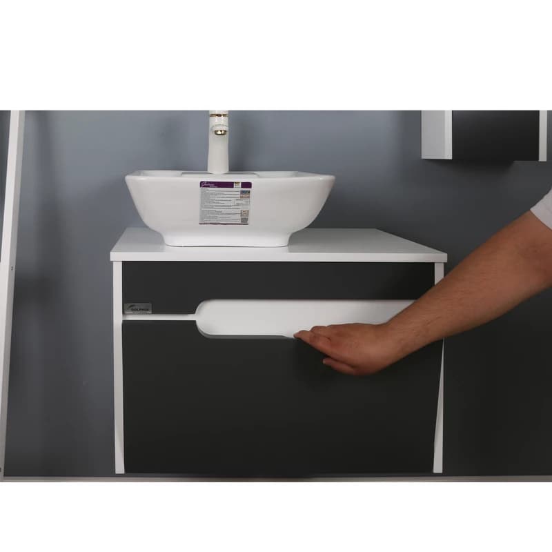 ست کابینت و روشویی دلفین مدل 9053 به همراه آینه و باکس — تصویر ۹