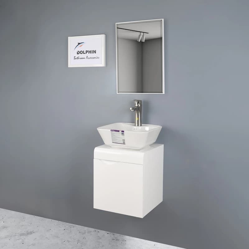 ست کابینت و روشویی دلفین مدل 4638-W