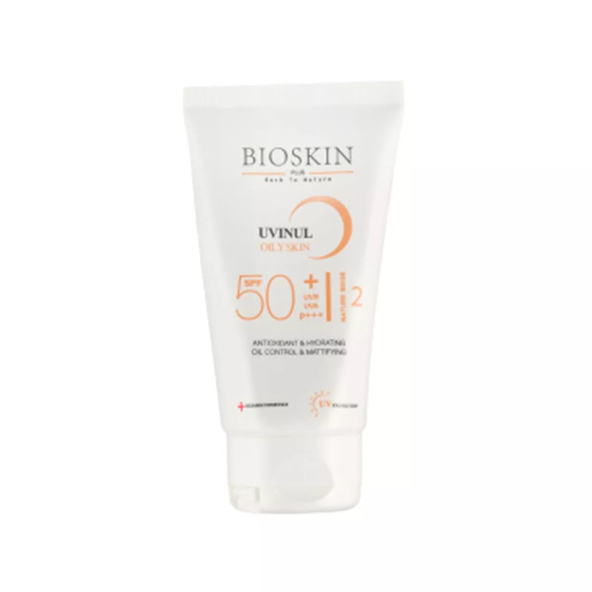 کرم ضد آفتاب رنگی با SPF50 مناسب پوست چرب و مختلط | بایو اسکین — تصویر ۲