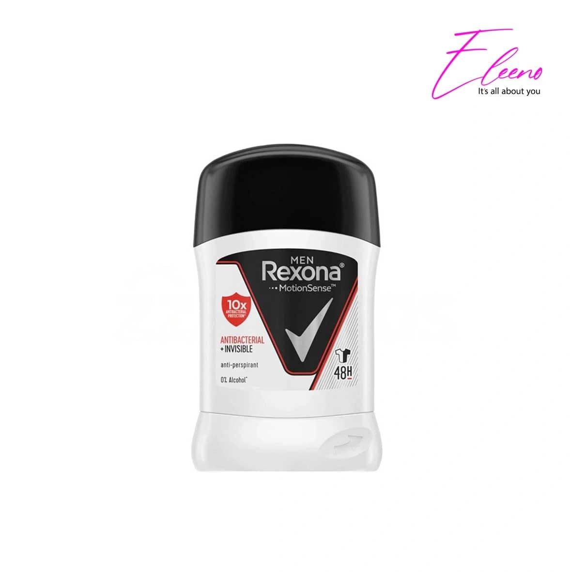 مام استیکی مردانه رکسونا مدل آنتی‌باکتریال اینویزیبل Rexona
