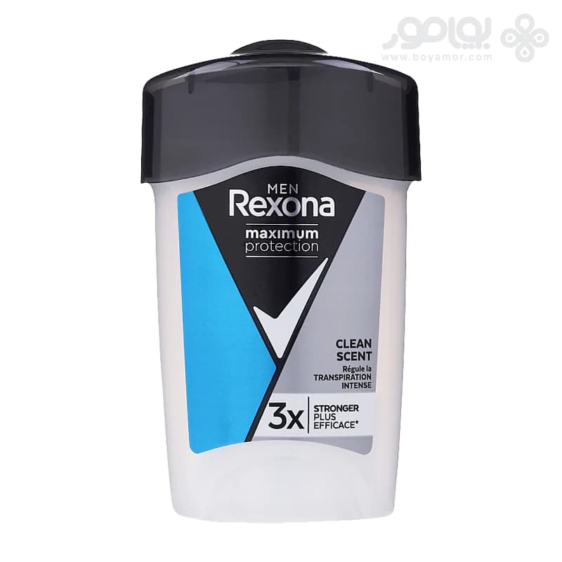 دئودورانت کرمی رکسونا مردانه سری MAXIMUM مدل CLEAN SCENT