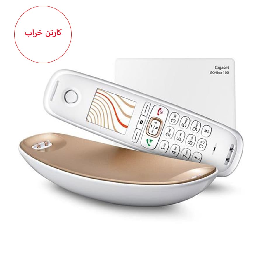 گوشی تلفن بی سیم گیگاست مدل CL750A GO Sculpture- کارتن خراب