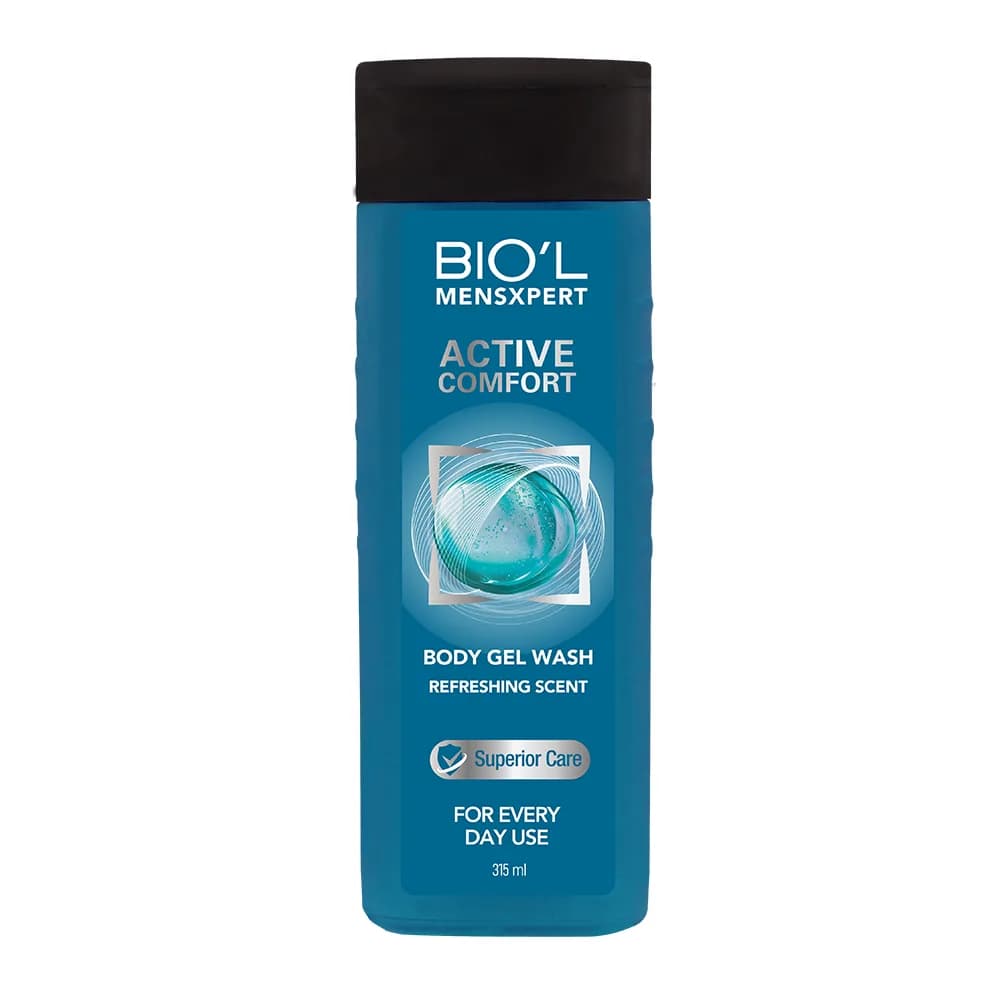 شامپو بدن مردانه بیول Active Comfort با رایحه معتدل _ مرطوب کننده 315 میل — تصویر ۸