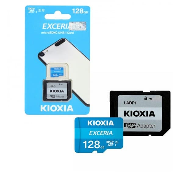 رم میکرو ۱۲۸ گیگ کیوکسیا Kioxia EXCERIA U1 C10 100MB/s + خشاب