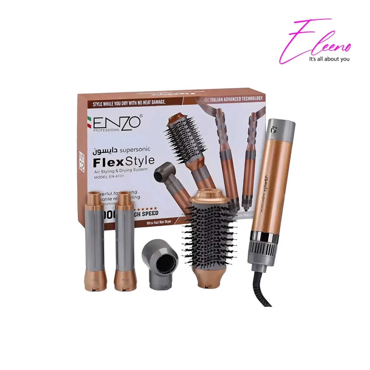 سشوار چندکاره انزو مدل EN4131 طرح دایسون Enzo