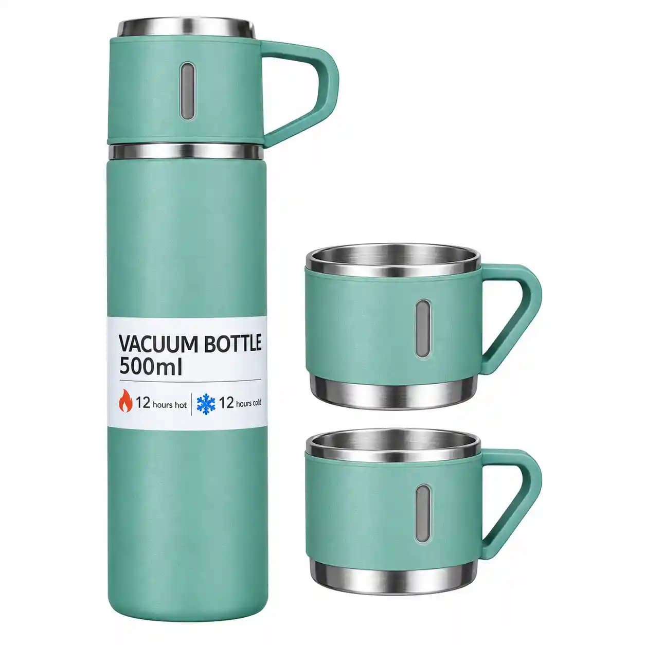 فلاسک 3 کاپ VACUUM ظرفیت 0.5 لیتر
