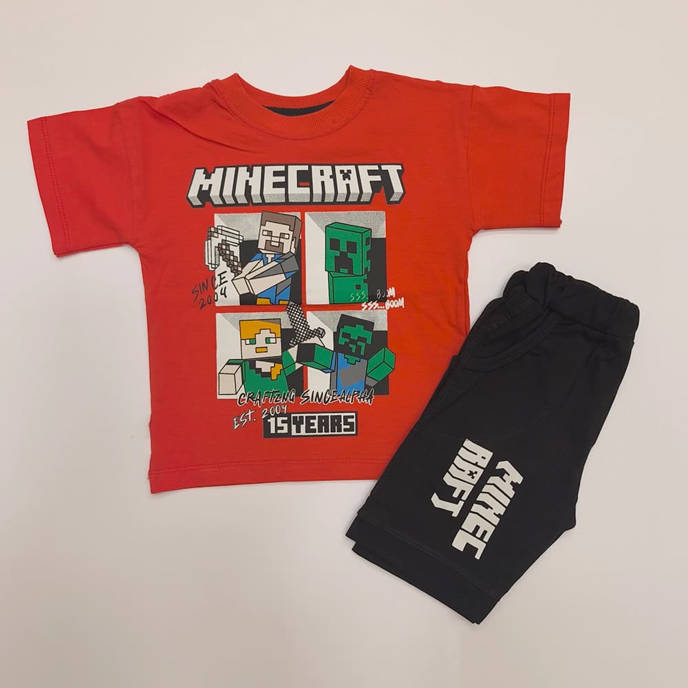 تیشرت شلوارک دخترانه پسرانه ماینکرافت Minecraft Years — تصویر ۴
