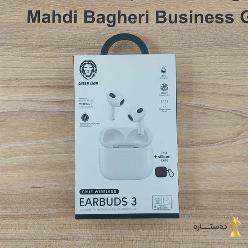 هدفون بی سیم گرین مدل True Wireless Earbuds 3
