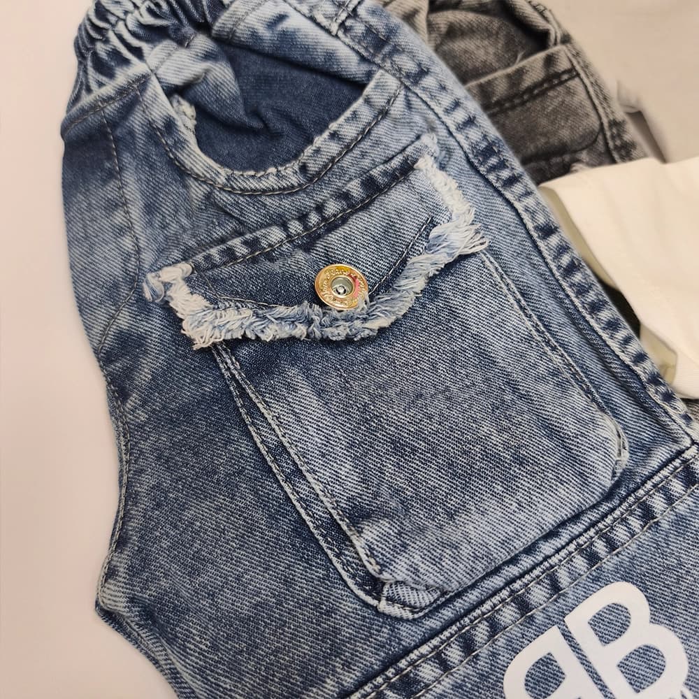 تیشرت شلوار جین دخترنه و پسرانه Balenciaga — تصویر ۲