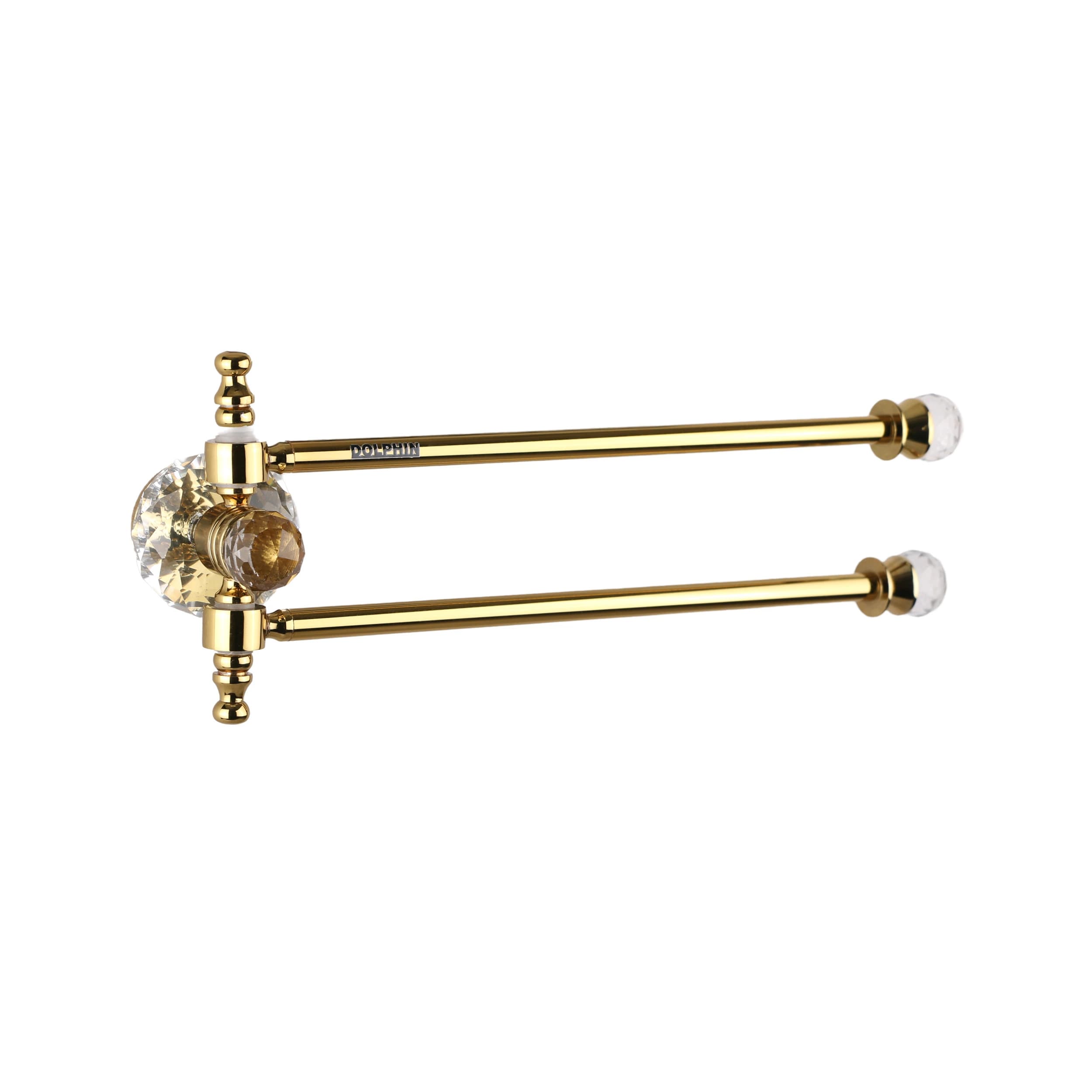 آویز حوله دلفین مدل دو شاخه shelvy-G