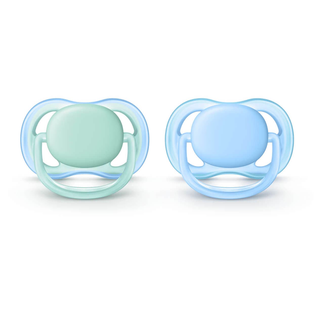 پستانک ارتودنسی ۰ تا ۶ ماه دوتایی فیلیپس اونت PHILIPS AVENT سری UltraAir مدل SCF244/20