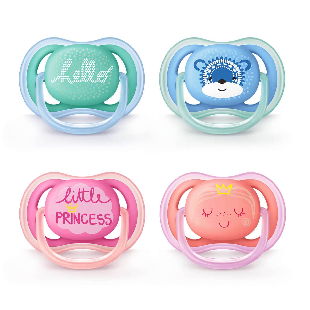 پستانک ارتودنسی ۶ تا ۱۸ ماه دوتایی فیلیپس اونت PHILIPS AVENT سری UltraAir مدل SCF342