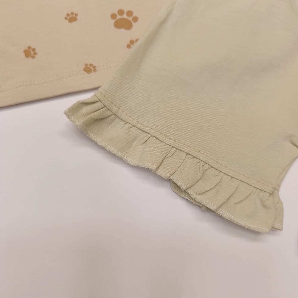 تیشرت شلوارک دخترانه نقلی Teddy print — تصویر ۴