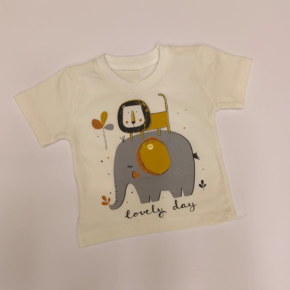 تیشرت شلوارک پسرانه دخترانه نقلی Elephant — تصویر ۵