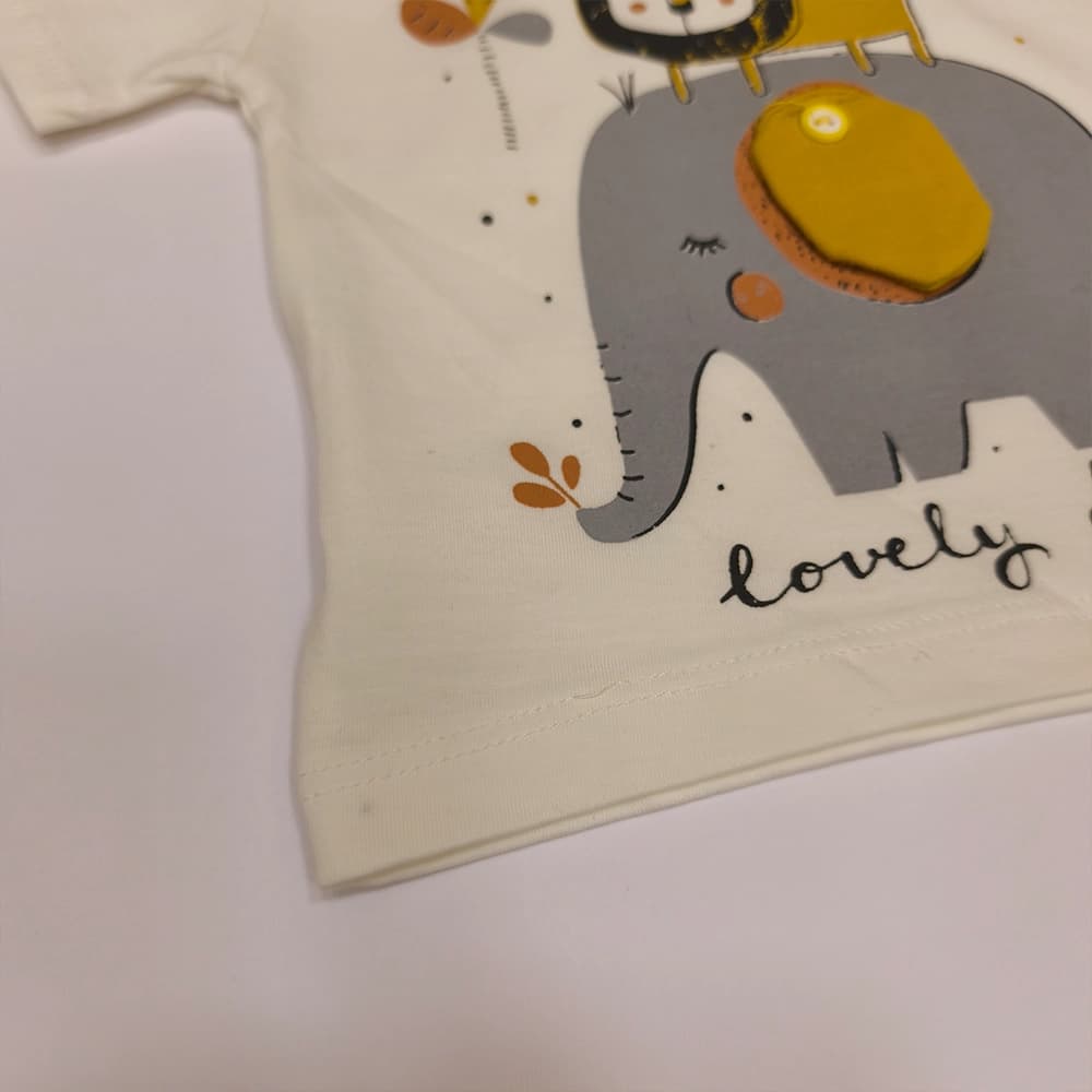 تیشرت شلوارک پسرانه دخترانه نقلی Elephant — تصویر ۳