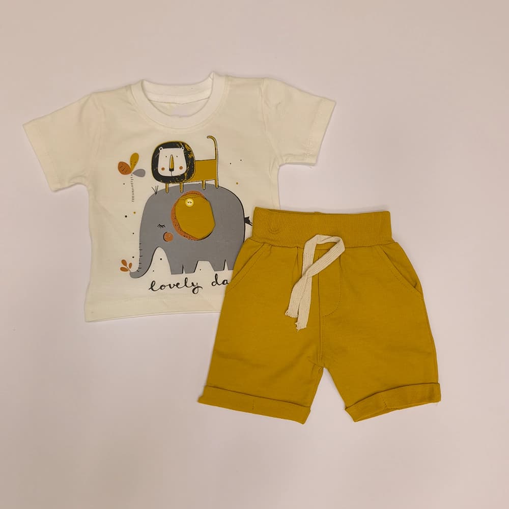 تیشرت شلوارک پسرانه دخترانه نقلی Elephant