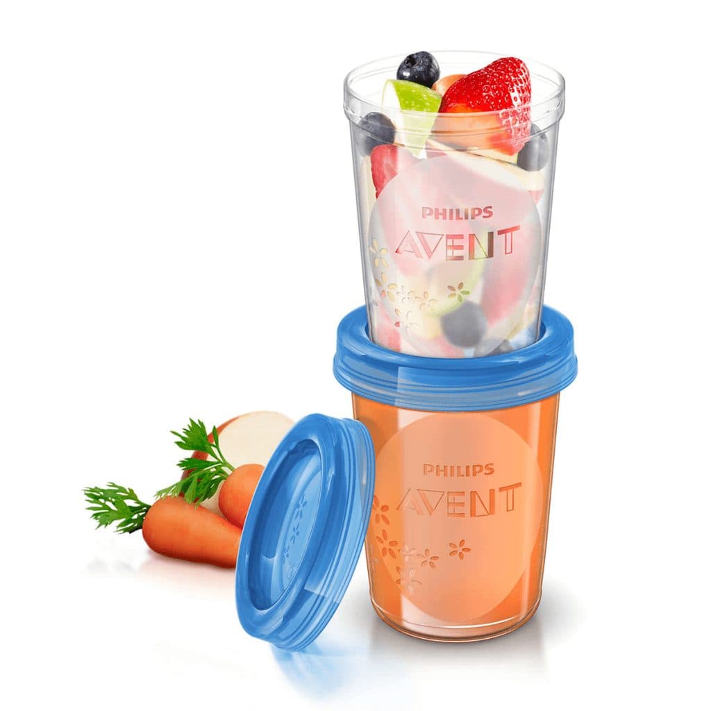 ست ظروف ذخیره غذای کودک ۵ عددی فیلیپس اونت PHILIPS AVENT مدل SCF639/05