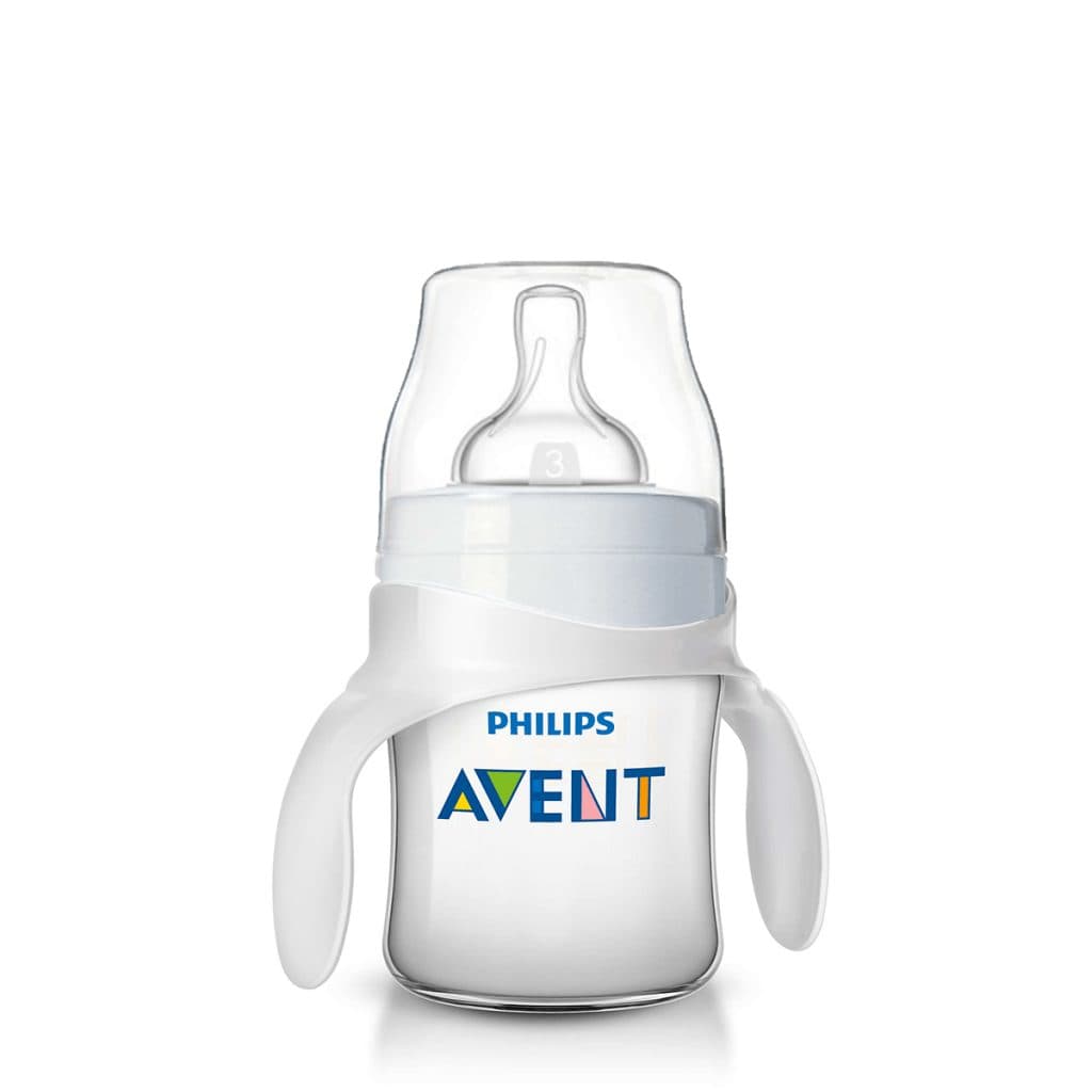 شیشه شیر دسته‌دار کلاسیک ۱۲۵ میلی‌لیتر فیلیپس اونت PHILIPS AVENT سری AntiColic