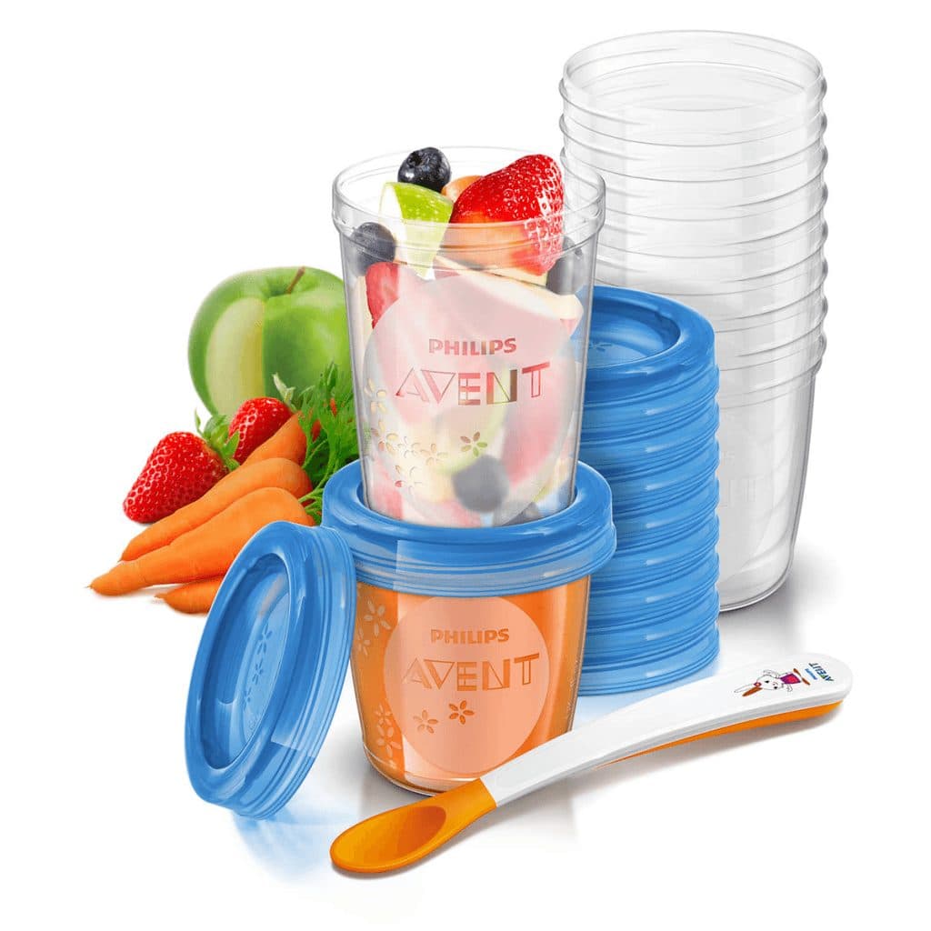 ست ظروف ذخیره غذای کودک ۲۱ عددی فیلیپس اونت PHILIPS AVENT مدل SCF721