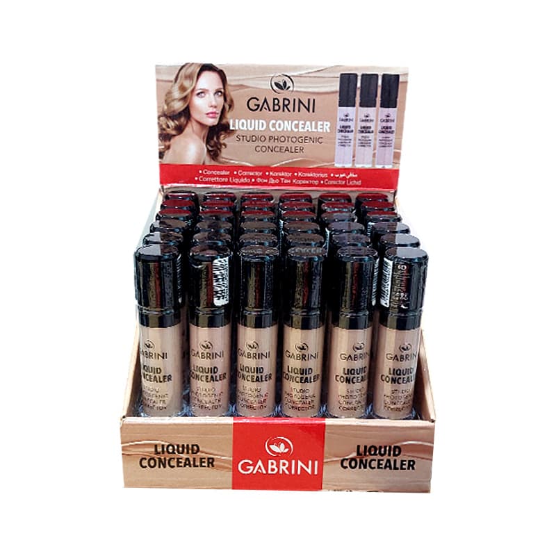 کانسیلر مایع گابرینی Gabrini مدل Studio photogenic حجم 13 میلی لیتر بسته 36 عددی
