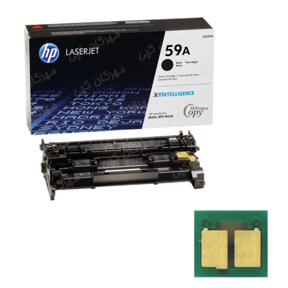 کارتریج لیزری مشکی اچ‌پی مدل HP 59A با چیپ