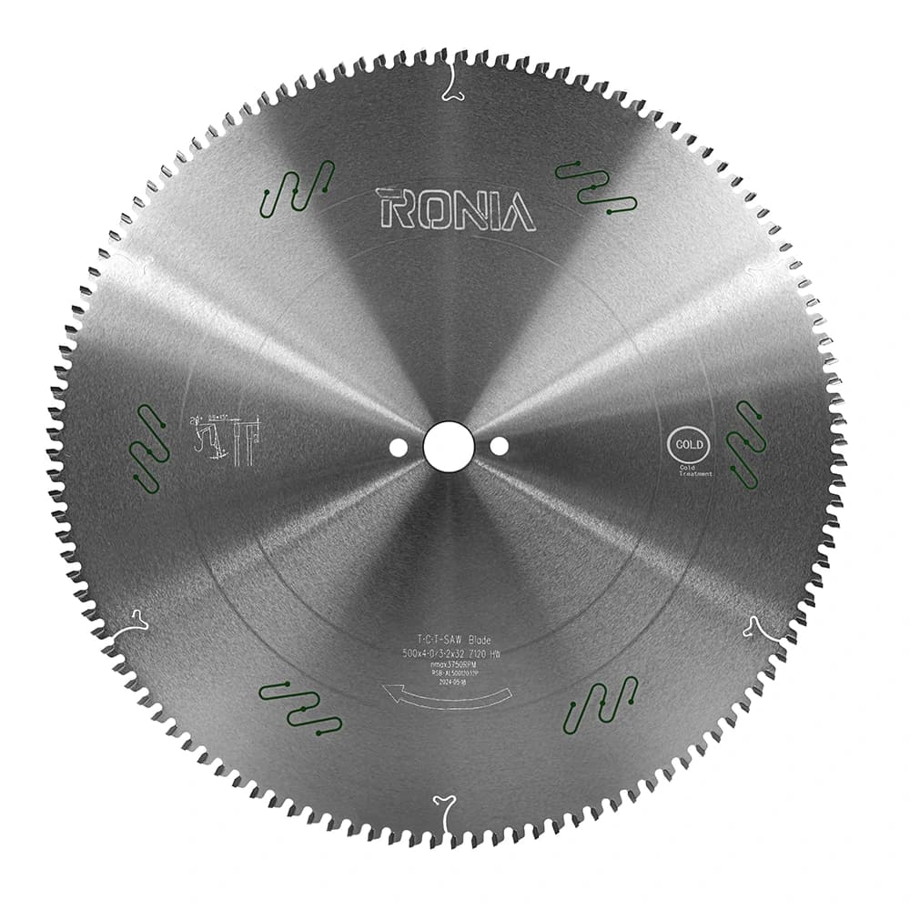 تیغ اره آلومینیوم بر 120 دندانه قطر 500 رونیا RSB-AL50012032T
