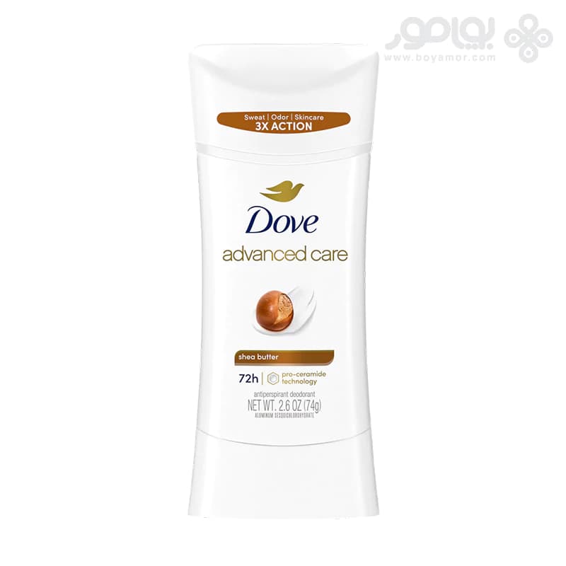 استیک دئودورانت داو ADVANCED CARE رایحه SHEA BUTTER