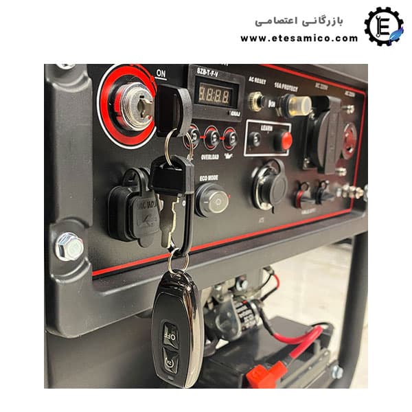 موتور برق هونامیک دوگانه سوز 5500 وات مدل HM6500IOE-Y — تصویر ۶
