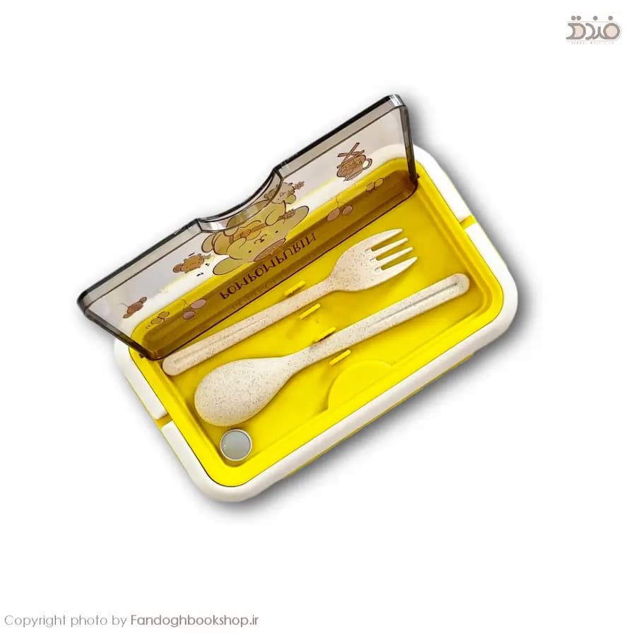 ظرف غذا مایکروویوی مستطیلی طرح کیوت — تصویر ۲