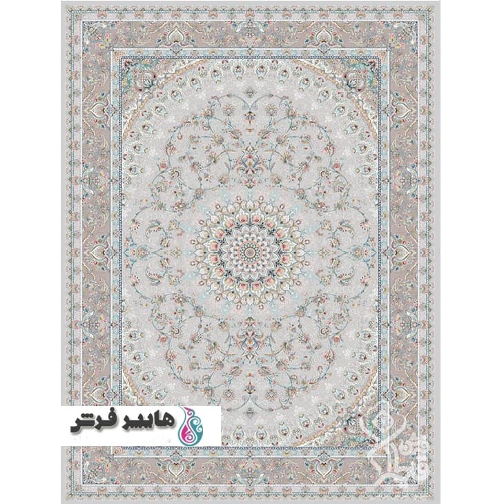 فرش قیطران طرح 490 زمینه فیلی (آکام فیلی)