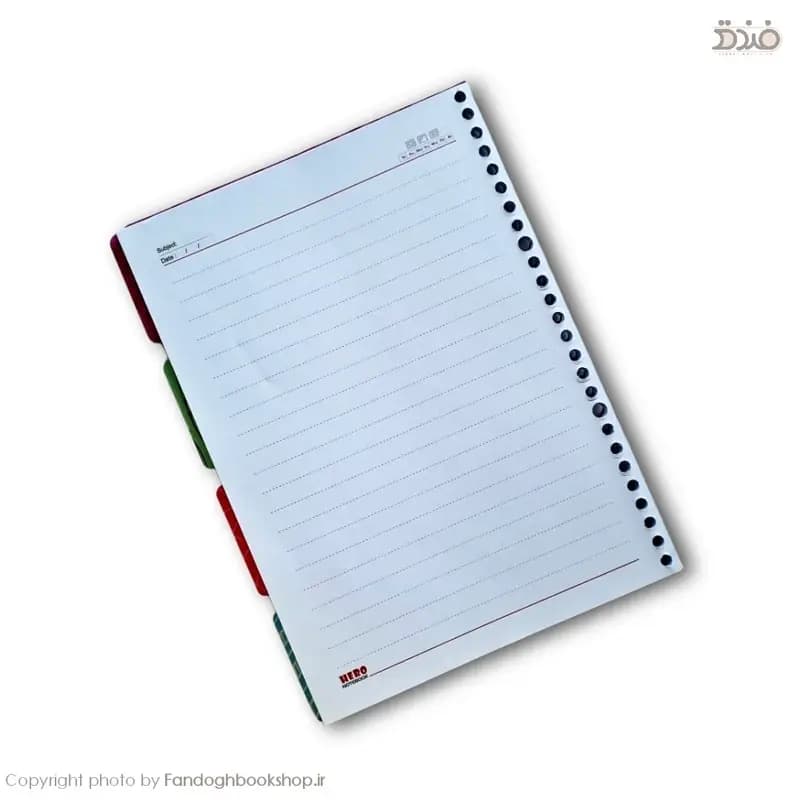 یدک کلاسور 26 حلقه 100 برگ هیرو — تصویر ۲