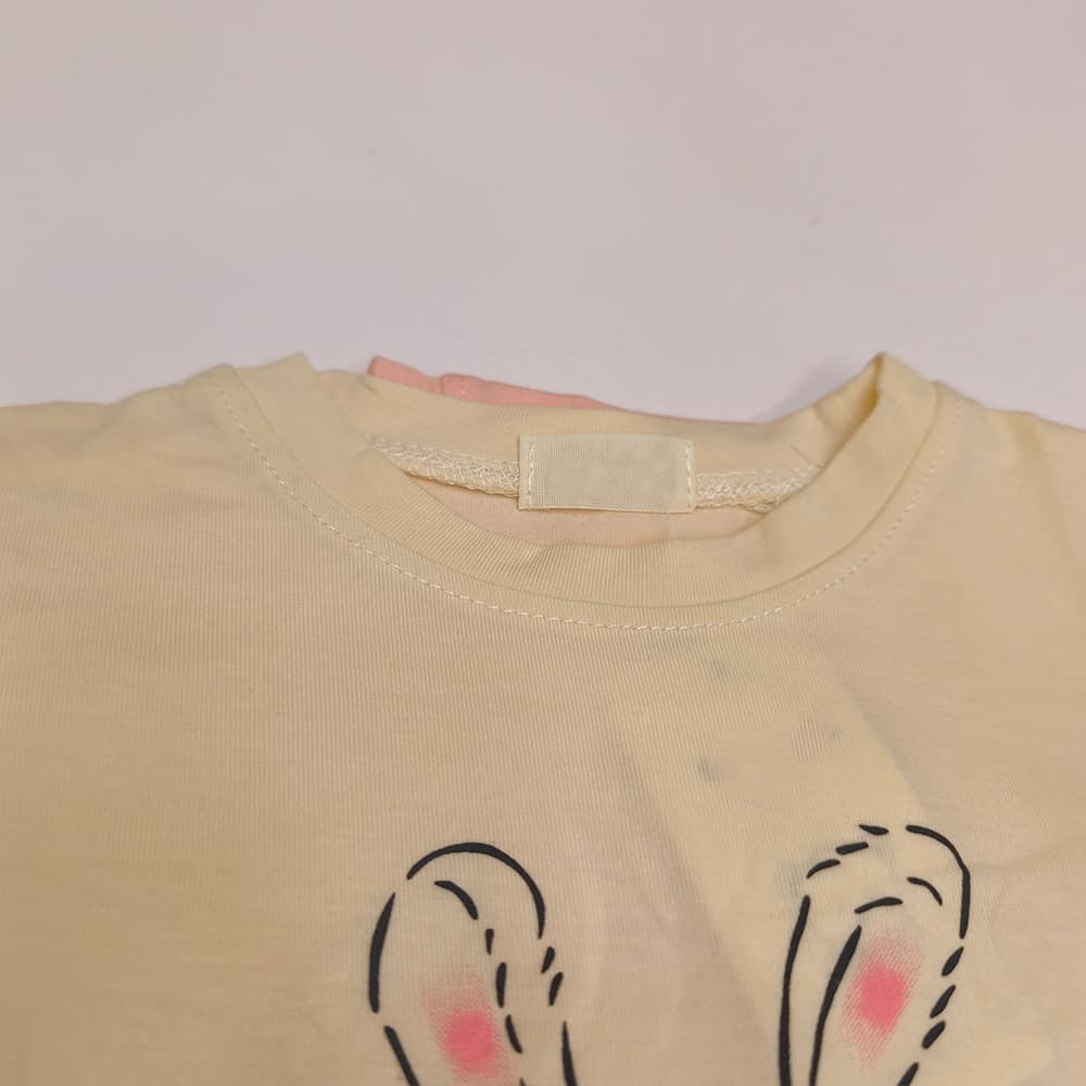 تیشرت تک دخترانه نقلی Bow rabbit — تصویر ۸