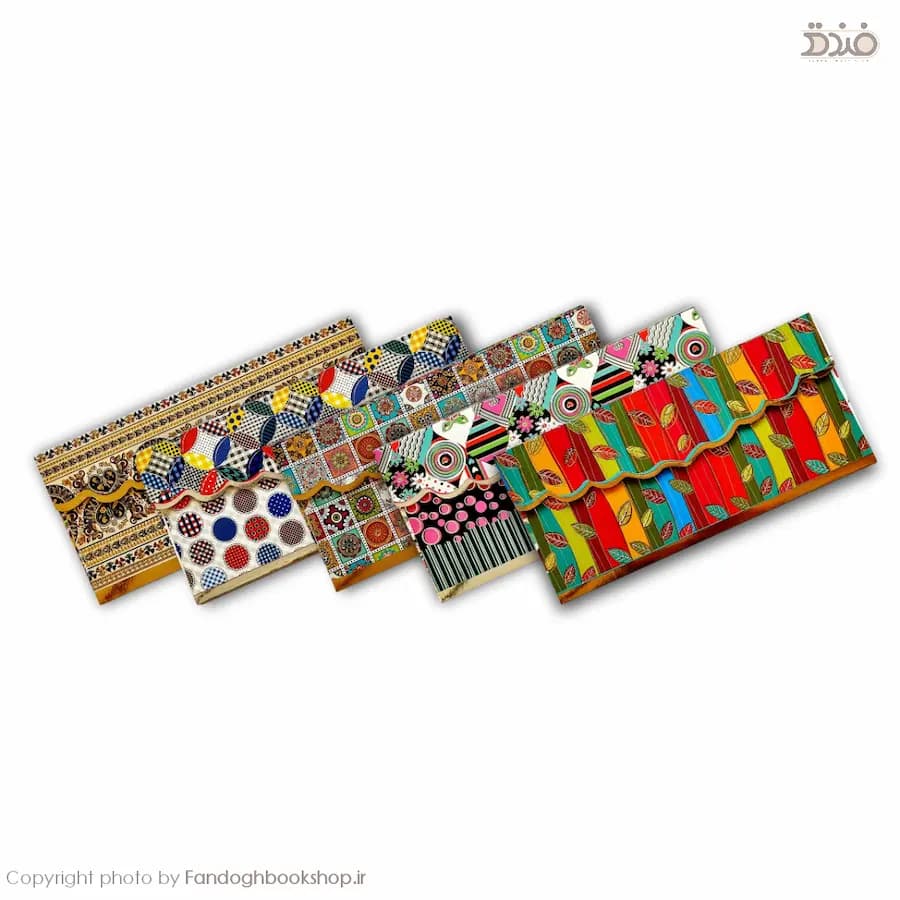 پاکت هدیه پول گلاسه طلاکوب آذین