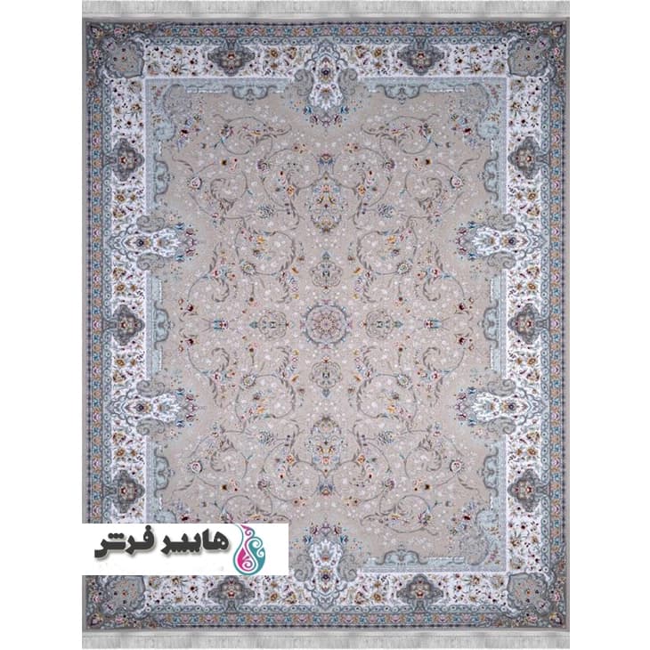 فرش پامچال طرح شکوه کد 15055 بژ