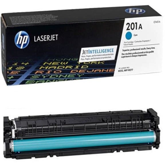 کارتریج لیزری رنگی اچ پی HP (آبی) مدل 201A — تصویر ۳