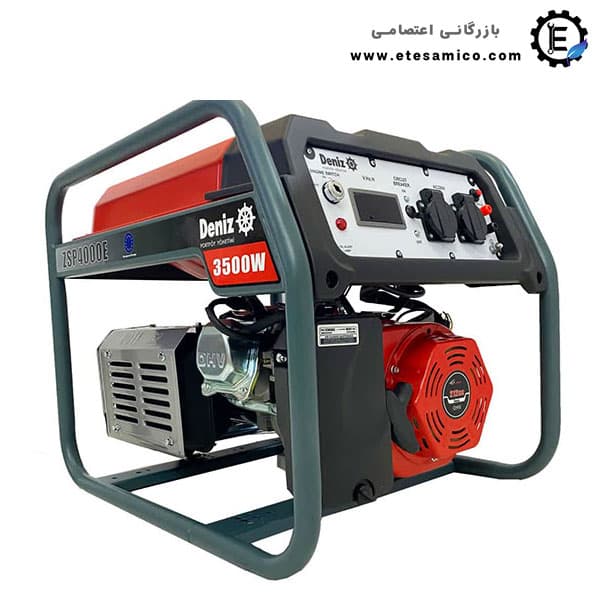 موتور برق دنیز 3500 وات بنزینی مدل ZSP4000 — تصویر ۸