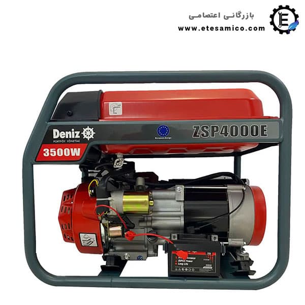 موتور برق دنیز 3500 وات بنزینی مدل ZSP4000 — تصویر ۲