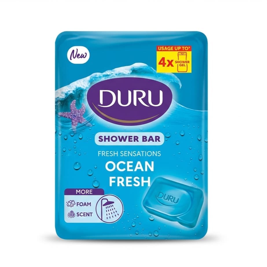صابون حمام دورو مدل Ocean Fresh بسته ۴ عددی