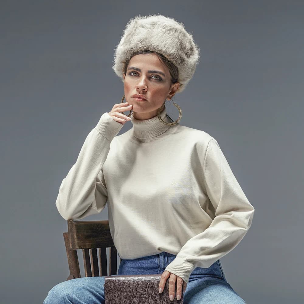کلاه و شال گردن پشمی روسی